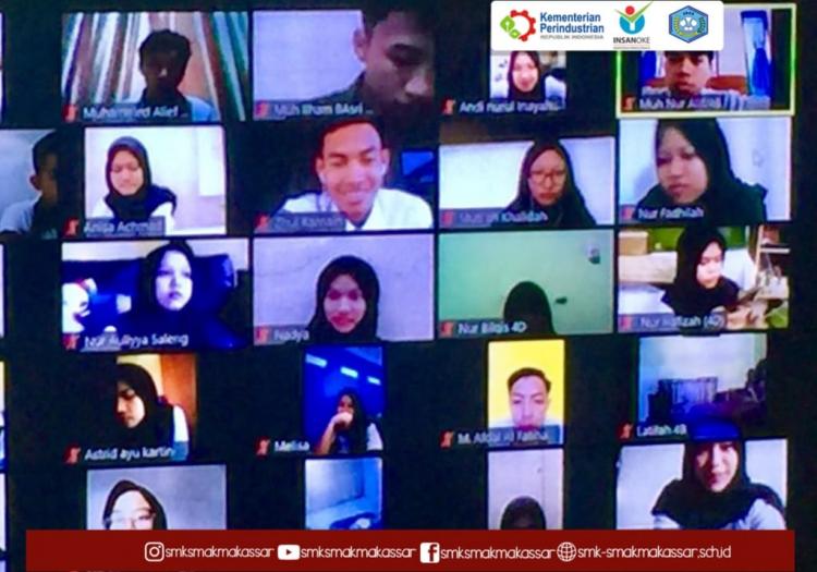 { S M A K  M A K A S S A R }  : SMAK Makassar adakan virtual yudisium bagi siswa kelas industri
